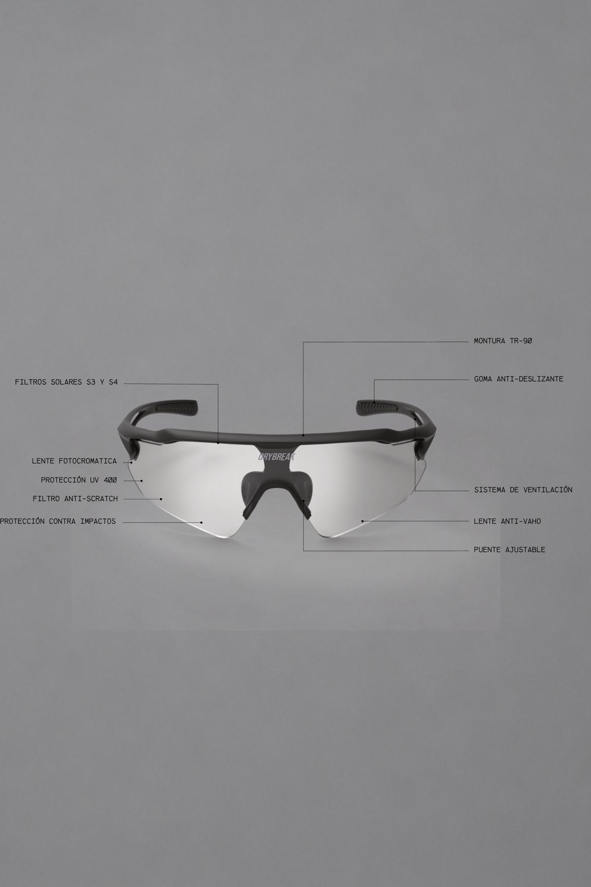 Drybreak Padel Glasses – Provision Eclipse