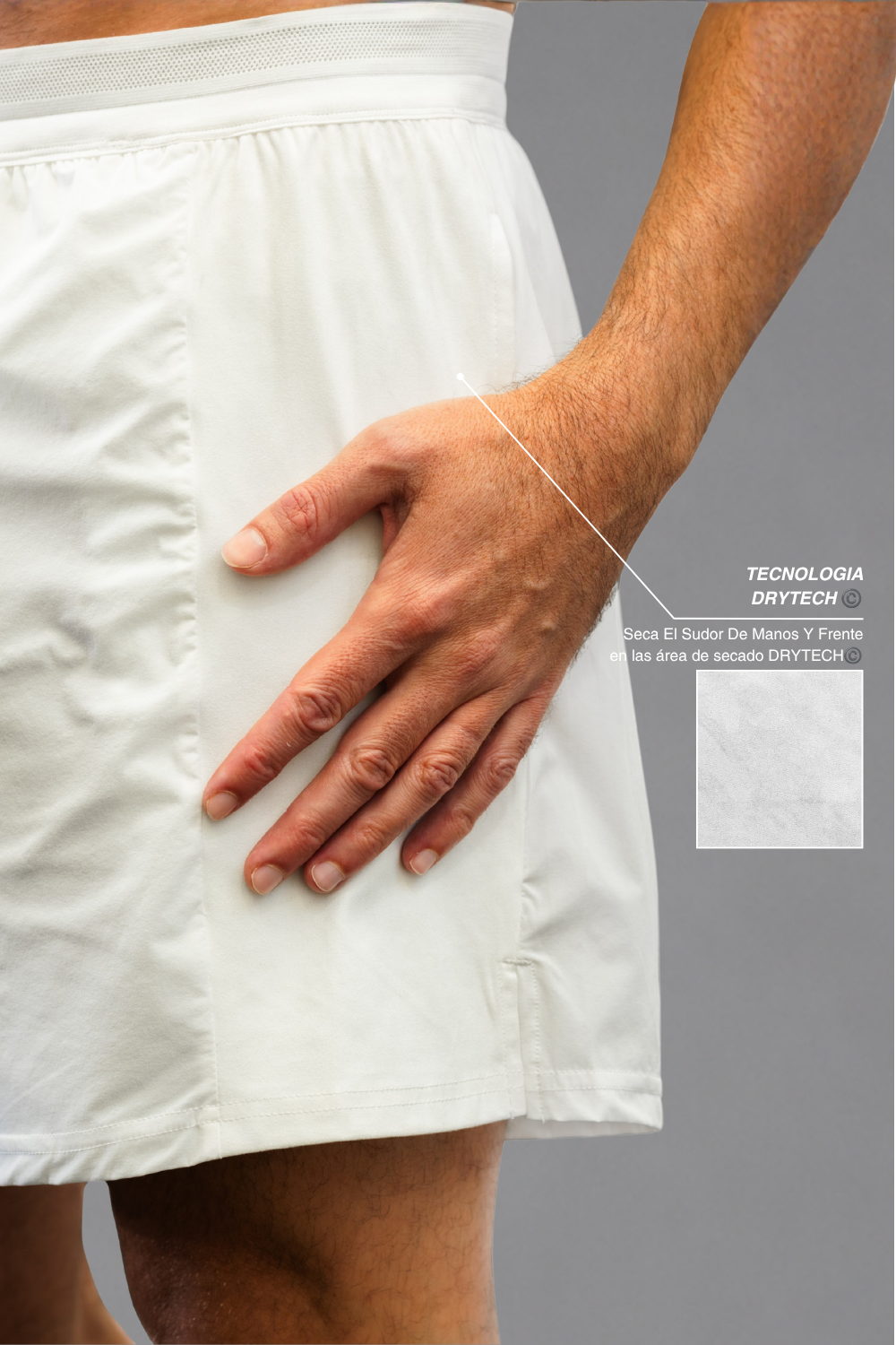 Quickdry Classic Shorts – White