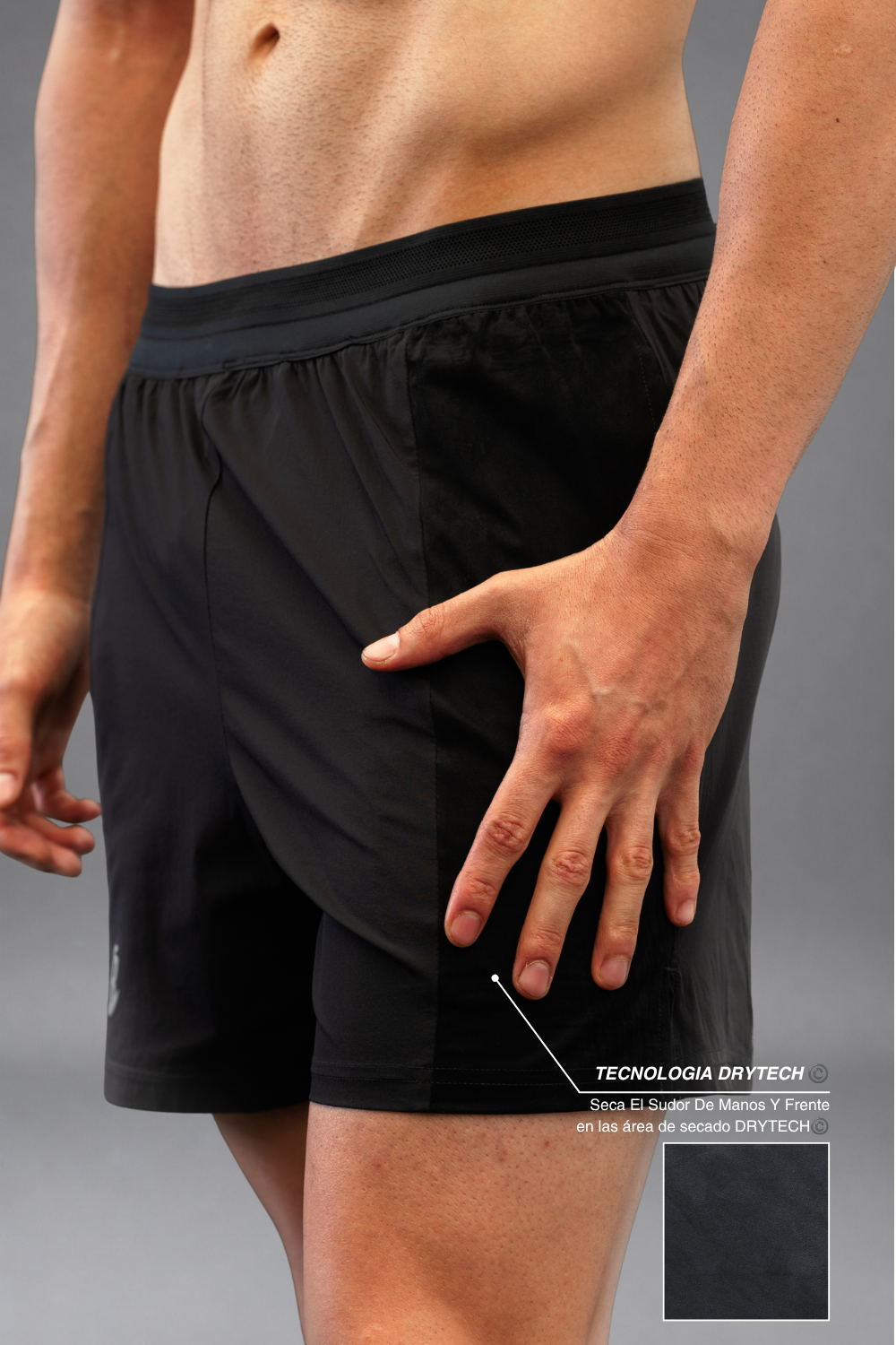 Left-Handed Quickdry Classic Shorts – Black